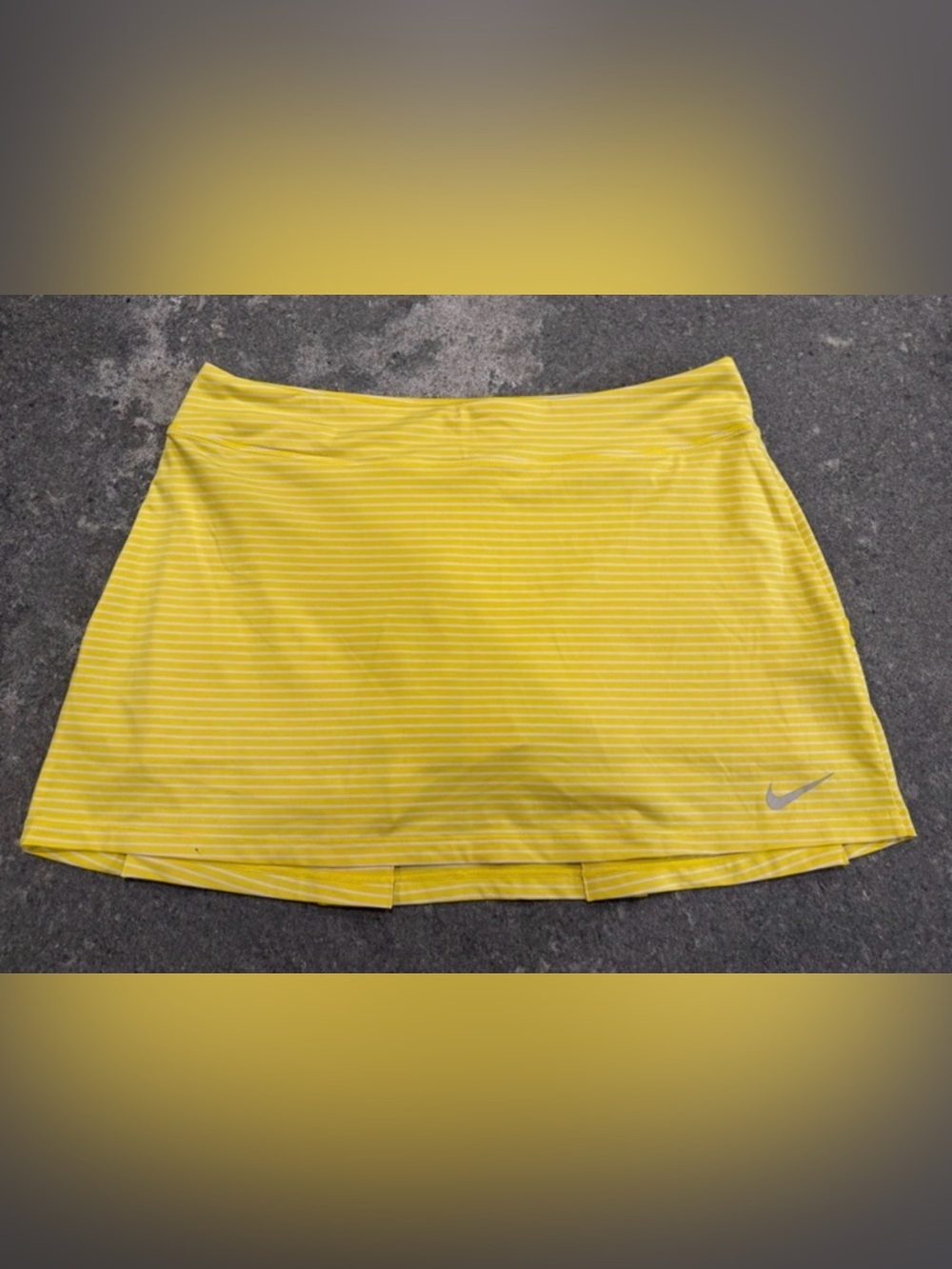 Nike Yellow Dri-FIT Golf skort